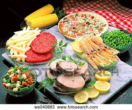 Frozen food View Large Photo Image Stock Image - Frozen food. Fotosearch