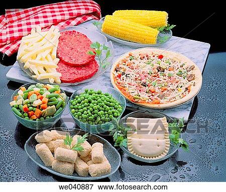 Frozen food View Large Photo Image Stock Photo - Frozen food. Fotosearch