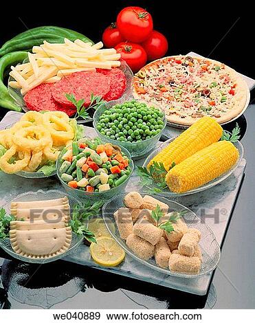 Frozen food View Large Photo Image Stock Photo - Frozen food. Fotosearch