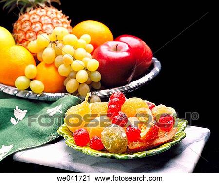 Fruits glac? View Large Photo Image Stock Image - Fruits glac?. Fotosearch