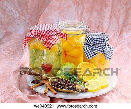 Fruits, preserved food View Large Photo Image Stock Image - Fruits, preserved food. Fotosearch