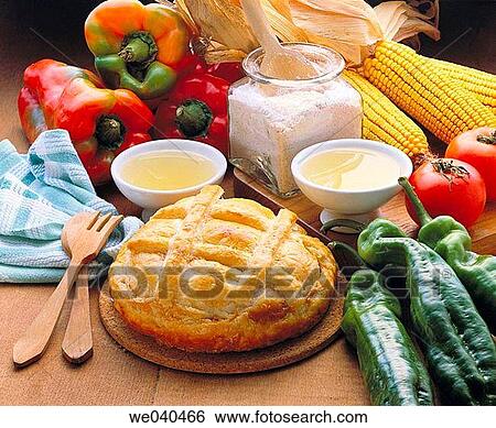 Galician? empanada?, stuffed pastry View Large Photo Image Stock Photograph - Galician? empanada?, stuffed pastry. Fotosearch