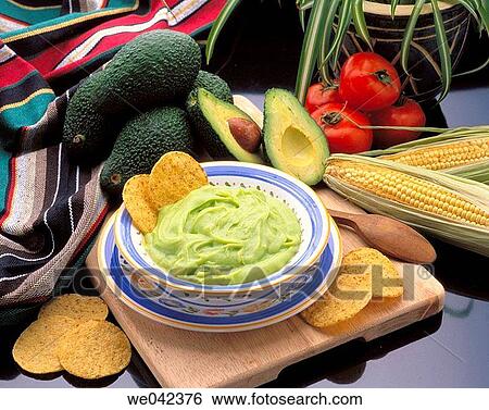 Guacamole, tex-mex cuisine View Large Photo Image Stock Photograph - Guacamole, tex-mex cuisine. Fotosearch