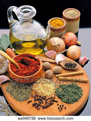 Herbs and spices View Large Photo Image Stock Photo - Herbs and spices. Fotosearch