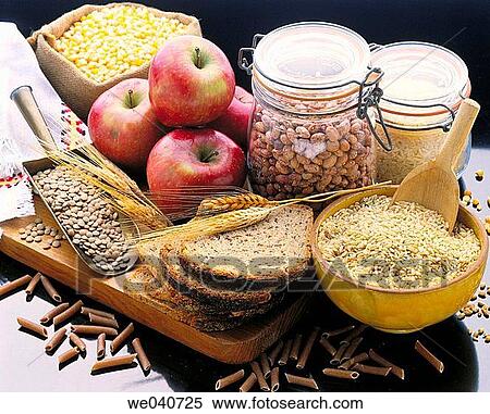 High fiber food View Large Photo Image Stock Photography - High fiber food. Fotosearch