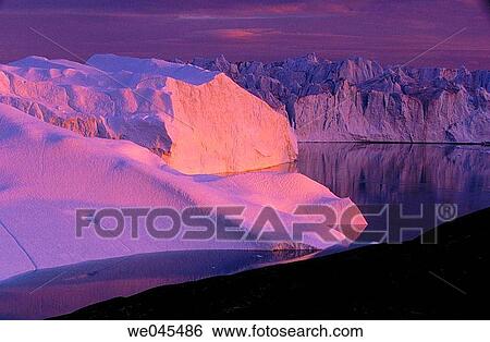 Iceberg in Ilulissat Icefjord, Jakobshavn glacier, Disko Bay. Greenland View Large Photo Image Stock Photograph - Iceberg in Ilulissat Icefjord, Jakobshavn glacier, Disko Bay. Greenland. Fotosearch