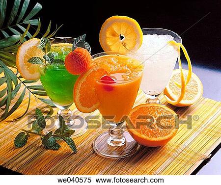Iced drinks View Large Photo Image Stock Photography - Iced drinks. Fotosearch