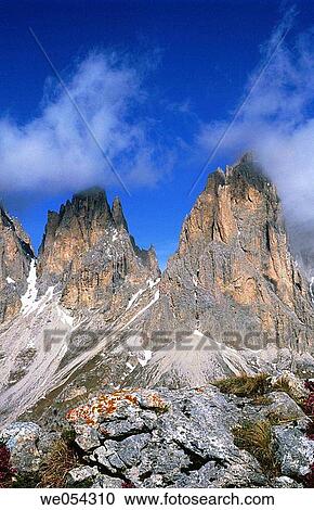 Langkofel. Dolomites, Italy View Large Photo Image Stock Image - Langkofel. Dolomites, Italy. Fotosearch
