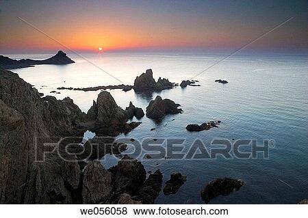Las Sirenas (The Mermaids) rock formations, Cabo de Gata-N? jar Biosphere Reserve. Almer? a province, Andalusia, Spain View Large Photo Image Stock Photo - Las Sirenas (The Mermaids) rock formations, Cabo de Gata-N? jar Biosphere Reserve. Almer? a province, Andalusia, Spain. Fotosearch