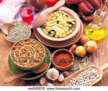 Legumes stews View Large Photo Image Stock Photograph - Legumes stews. Fotosearch