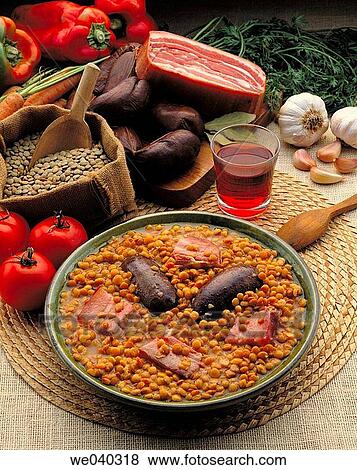 Stock Photo - Lentils stew. Fotosearch
