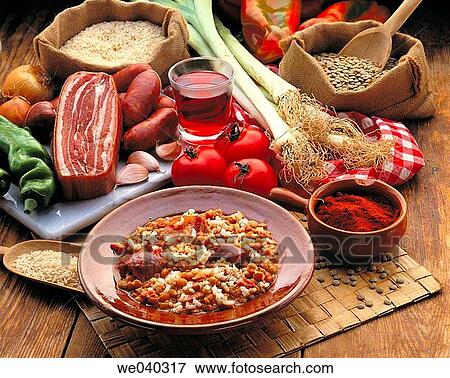 Stock Photo - Lentils with rice. Fotosearch