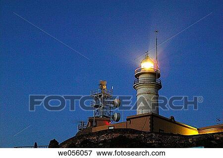 Lighthouse, Cabo de Gata-N? jar Biosphere Reserve. Almer? a province, Andalusia, Spain View Large Photo Image Stock Photo - Lighthouse, Cabo de Gata-N? jar Biosphere Reserve. Almer? a province, Andalusia, Spain. Fotosearch