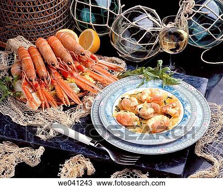 Lobsters with tarragon View Large Photo Image Stock Image - Lobsters with tarragon. Fotosearch
