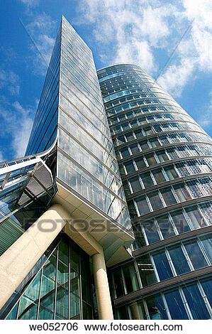 Modern commercial office building on the Untere Donaustrasse, Leopoldstat, Vienna, Wien, Austria View Large Photo Image Stock Photograph - Modern commercial office building on the Untere Donaustrasse, Leopoldstat, Vienna, Wien, Austria. Fotosearch