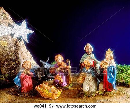 Nativity scene View Large Photo Image Stock Photo - Nativity scene. Fotosearch