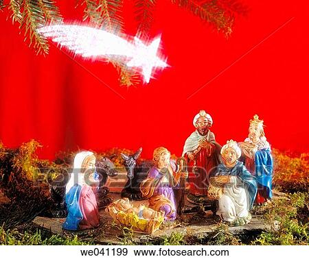 Stock Photo - Nativity scene. Fotosearch