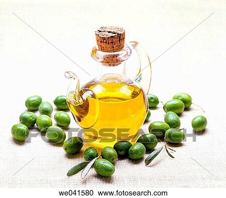 Stock Image - Olive oil. Fotosearch