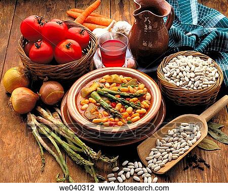 ? Olla manchega? typical stew in Castilla-La Mancha (Spain) View Large Photo Image Stock Image - ? Olla manchega? typical stew in Castilla-La Mancha (Spain). Fotosearch