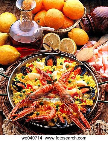 Paella View Large Photo Image Picture - Paella. Fotosearch