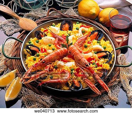 Stock Image - Paella. Fotosearch