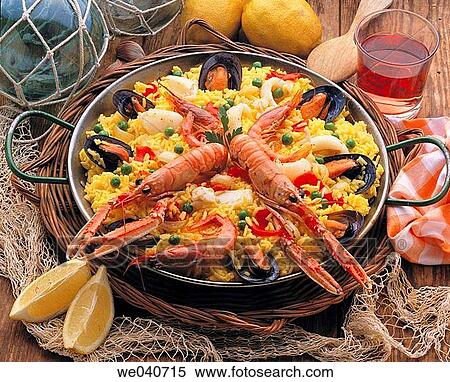 Paella View Large Photo Image Stock Photography - Paella. Fotosearch