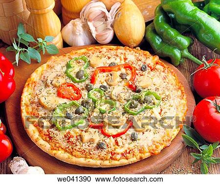 Stock Image - Pizza. Fotosearch