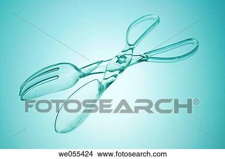 Picture - Plastic Kitchen Tongs. Fotosearch