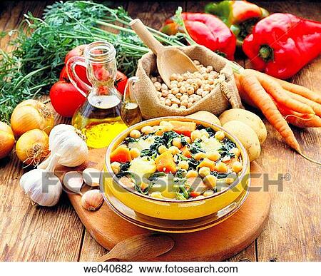 ? Potaje de vigilia? stew View Large Photo Image Stock Image - ? Potaje de vigilia? stew. Fotosearch