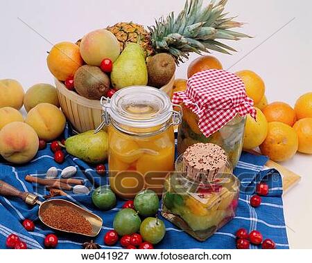 Preserved food, fruits View Large Photo Image Stock Photo - Preserved food, fruits. Fotosearch