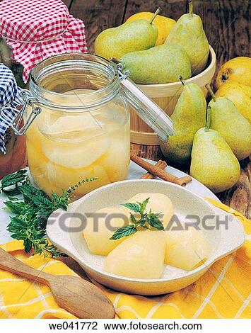 Preserved food, pears View Large Photo Image Stock Image - Preserved food, pears. Fotosearch