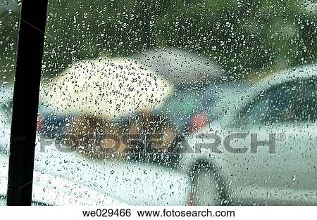 Rain View Large Photo Image Stock Photograph - Rain. Fotosearch