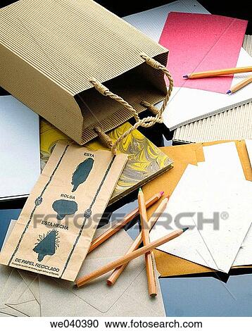 Stock Image - Recycled paper. Fotosearch