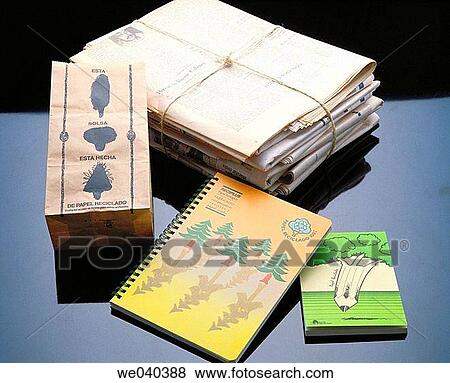 Stock Photo - Recycled paper. Fotosearch