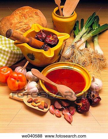 ? Romesco? sauce View Large Photo Image Stock Photo - ? Romesco? sauce. Fotosearch