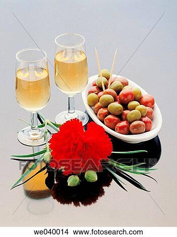 Picture - Sherry wine, Andalusian still life. Fotosearch