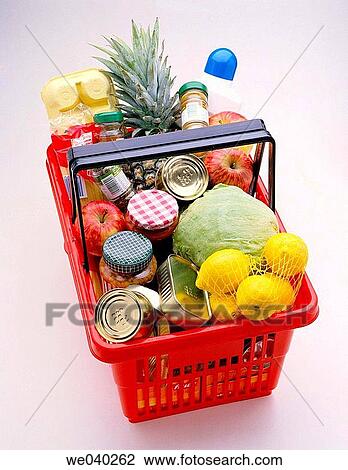 Stock Image - Shopping basket. Fotosearch