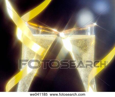 Sparkling wine glasses View Large Photo Image Stock Photography - Sparkling wine glasses. Fotosearch