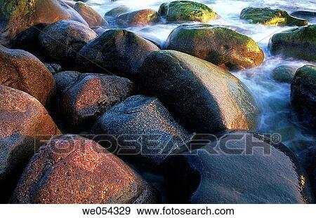 Stones washed around by the sea. R? gen island, Baltic Sea, Germany View Large Photo Image Stock Photo - Stones washed around by the sea. R? gen island, Baltic Sea, Germany. Fotosearch