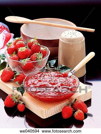 Strawberry jam View Large Photo Image Picture - Strawberry jam. Fotosearch