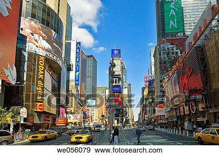 Times Square, Manhattan, NYC. USA View Large Photo Image Stock Photo - Times Square, Manhattan, NYC. USA. Fotosearch