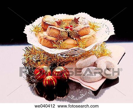Traditional Christmas almond cookies of Estepa (Sevilla, Spain) View Large Photo Image Stock Image - Traditional Christmas almond cookies of Estepa (Sevilla, Spain). Fotosearch