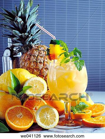 Tutti frutti non alcoholic cocktail View Large Photo Image Stock Photograph - Tutti frutti non alcoholic cocktail. Fotosearch