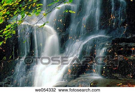 Waterfall, Birks of Aberfeldy. Tayside, Scotland, UK View Large Photo Image Stock Image - Waterfall, Birks of Aberfeldy. Tayside, Scotland, UK. Fotosearch