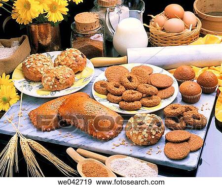 Stock Photo - Wholemeal pastries. Fotosearch