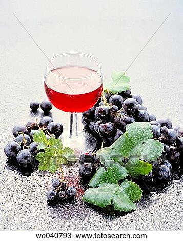 Stock Image - Wine glass. Fotosearch