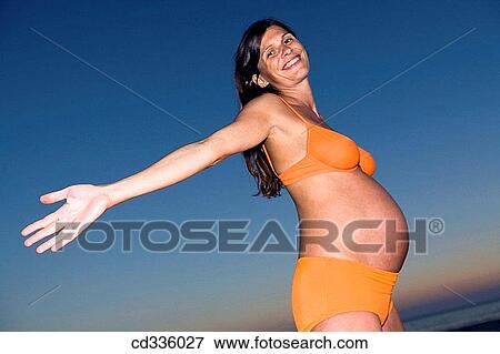 Woman Enjoying Her Pregnancy View Large Photo Image Stock Photo - Woman Enjoying Her Pregnancy. Fotosearch