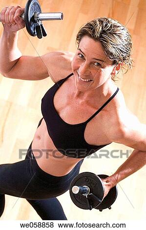 Stock Photo - activity, blond, 30's. Fotosearch