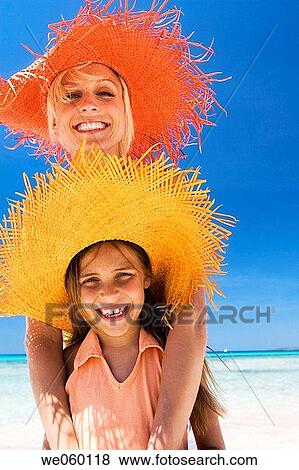 Stock Photo - affection, bonding, bond, beach, accessory. Fotosearch