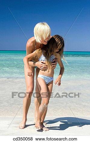 amusement, bond, beach, affection View Large Photo Image Stock Photo - amusement, bond, beach, affection. Fotosearch